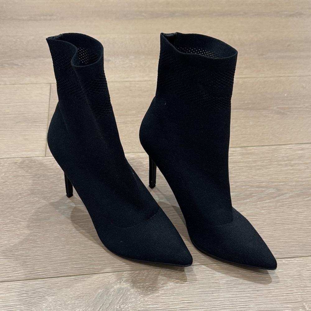 Steve Madden Black Heeled Boots